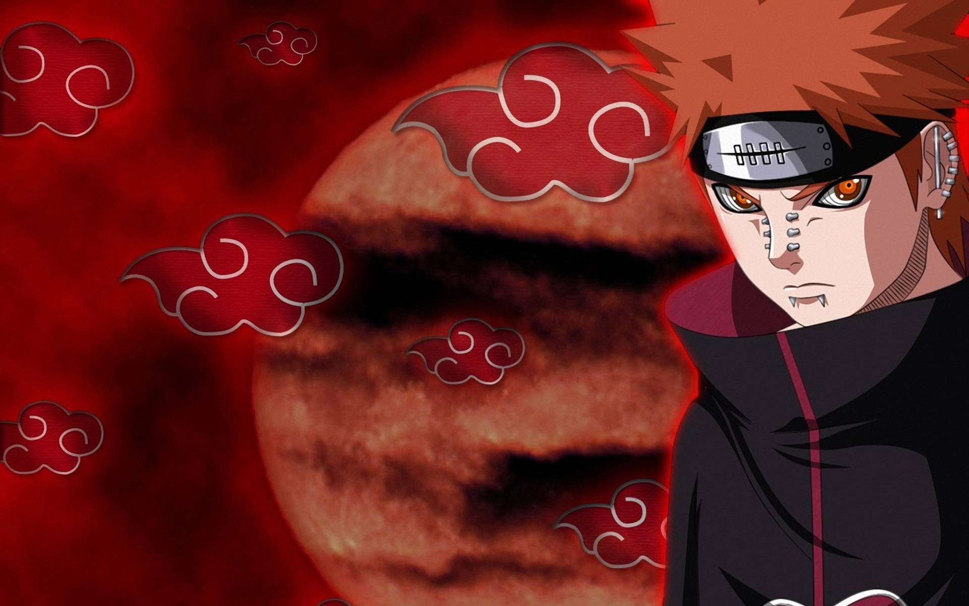 Yahiko Akatsuki Sky iPhone Rød Wallpapers