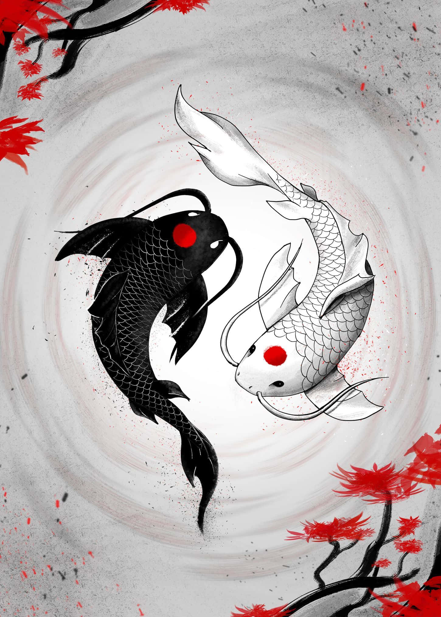 Yin Yang Fisk Harmoni Wallpapers