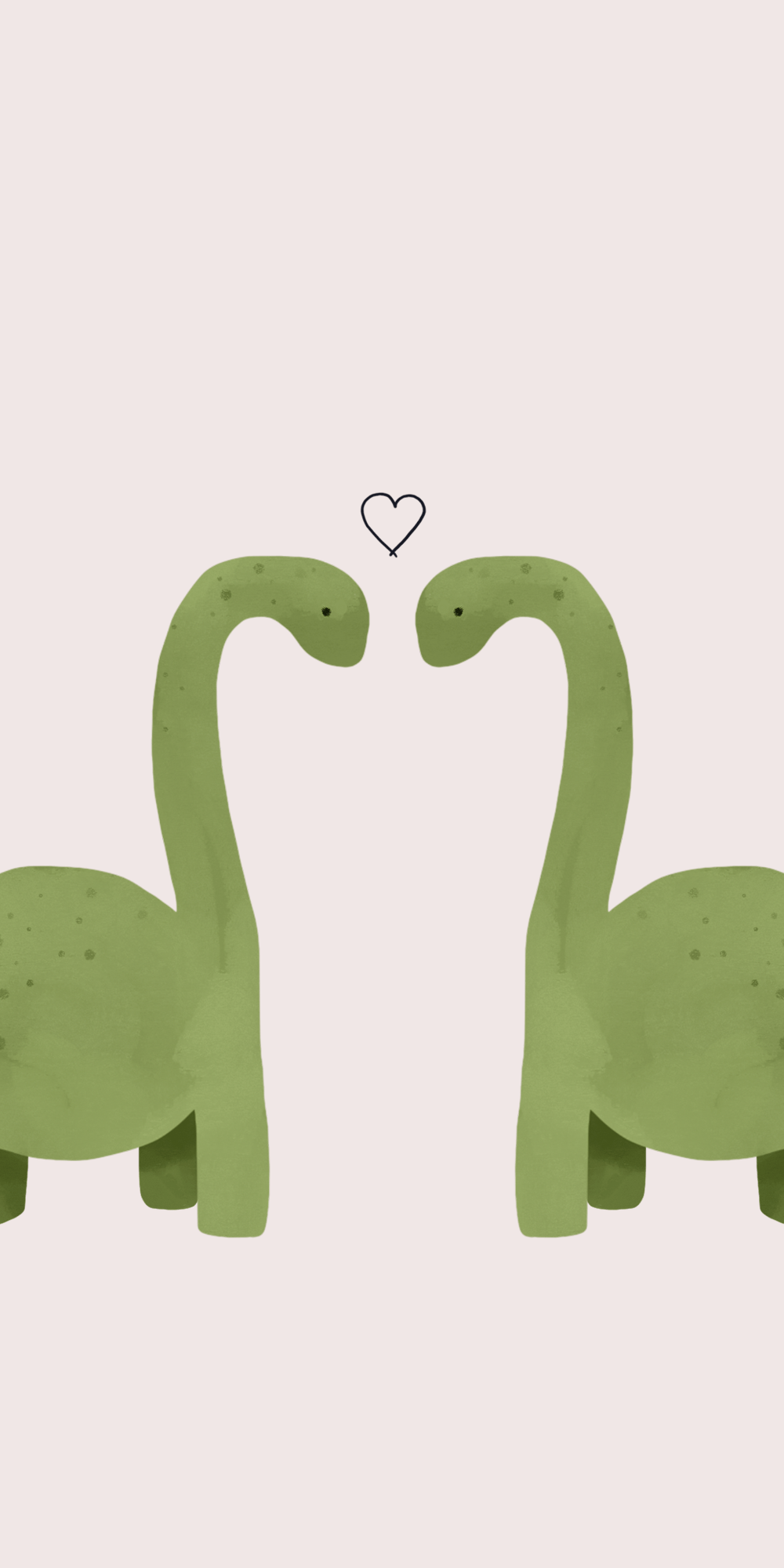 "Yndig forhistorisk rejse: En sød dinosaur i en livlig jungle" Wallpapers