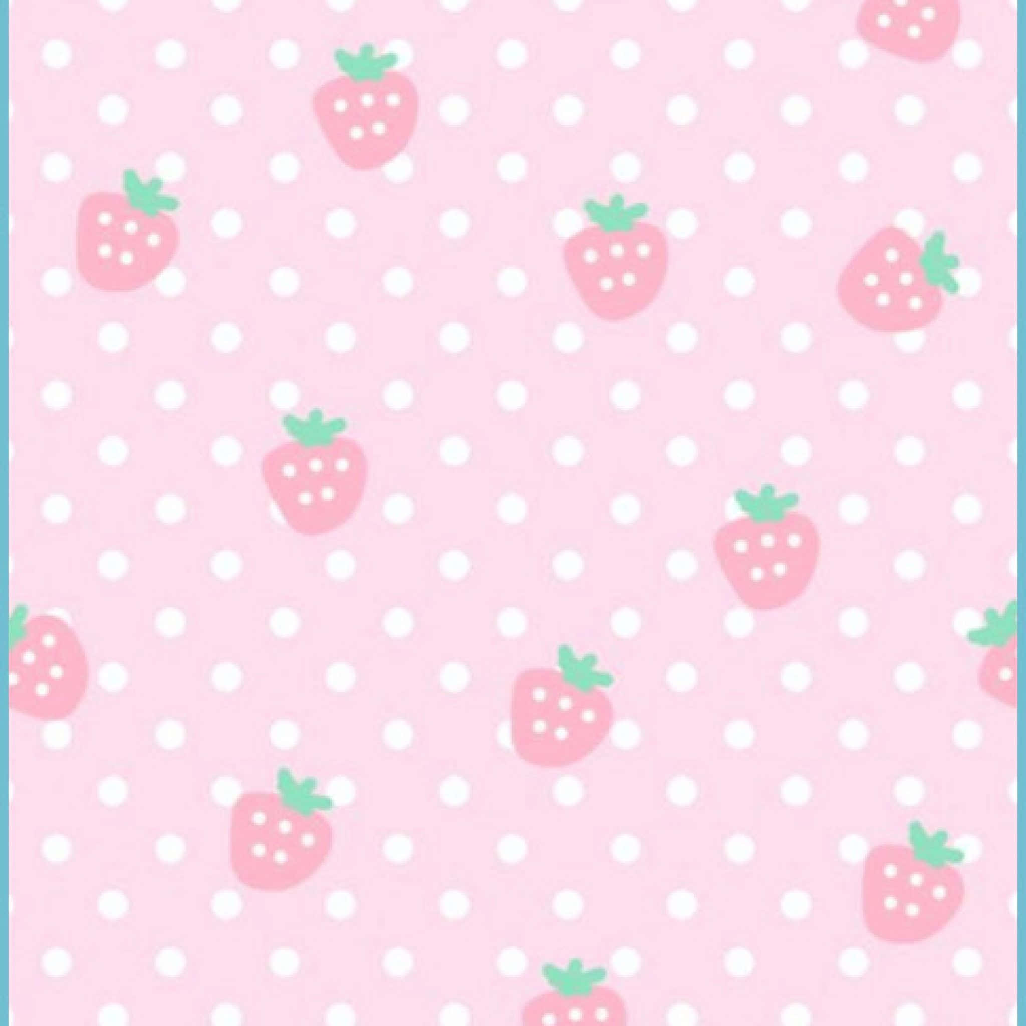 Yndig Kawaii-verden - Lyserød æstetisk baggrund Wallpapers