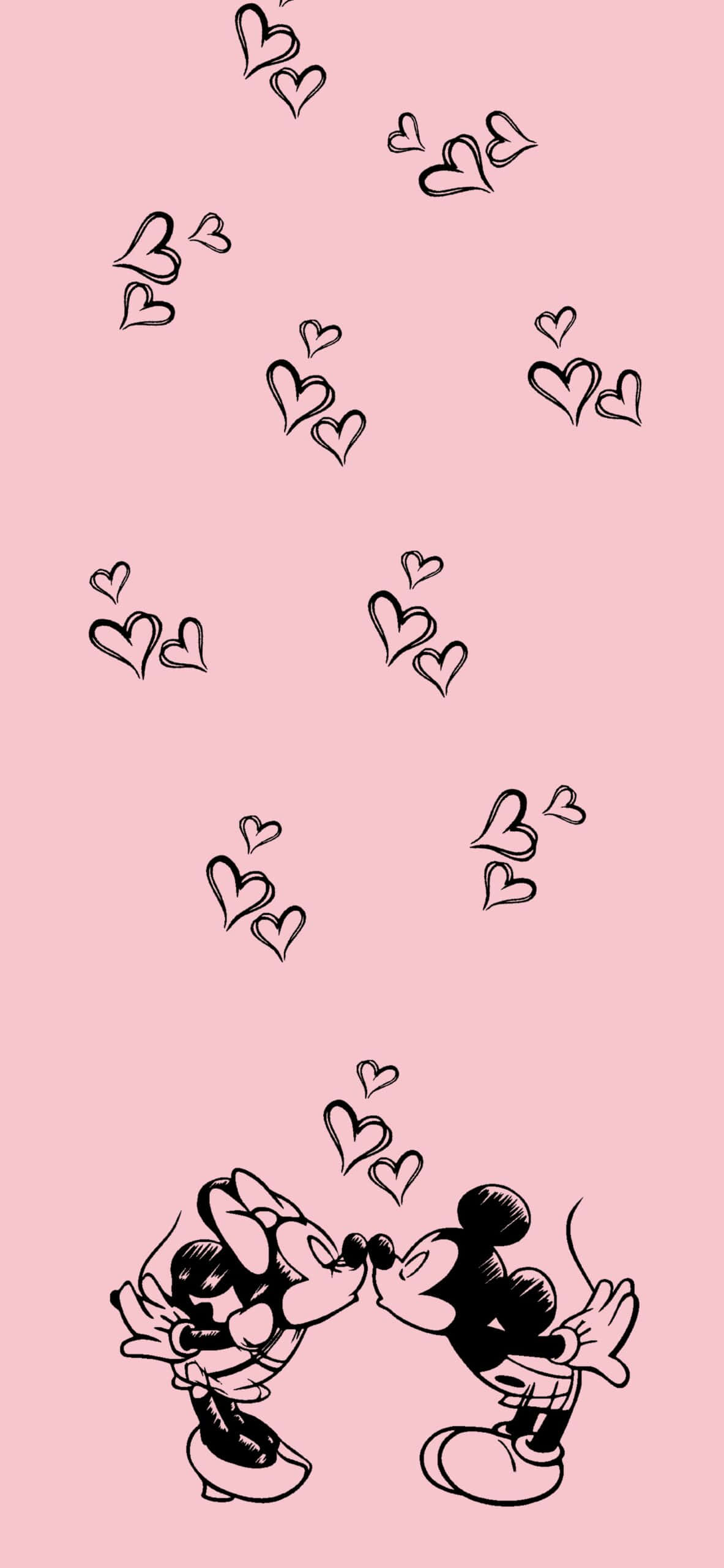 Sød Minnie Mouse i levende farver Wallpapers