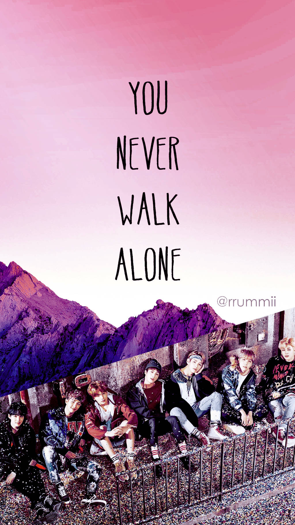 You Never Walk Alone Citat BTS Wallpapers
