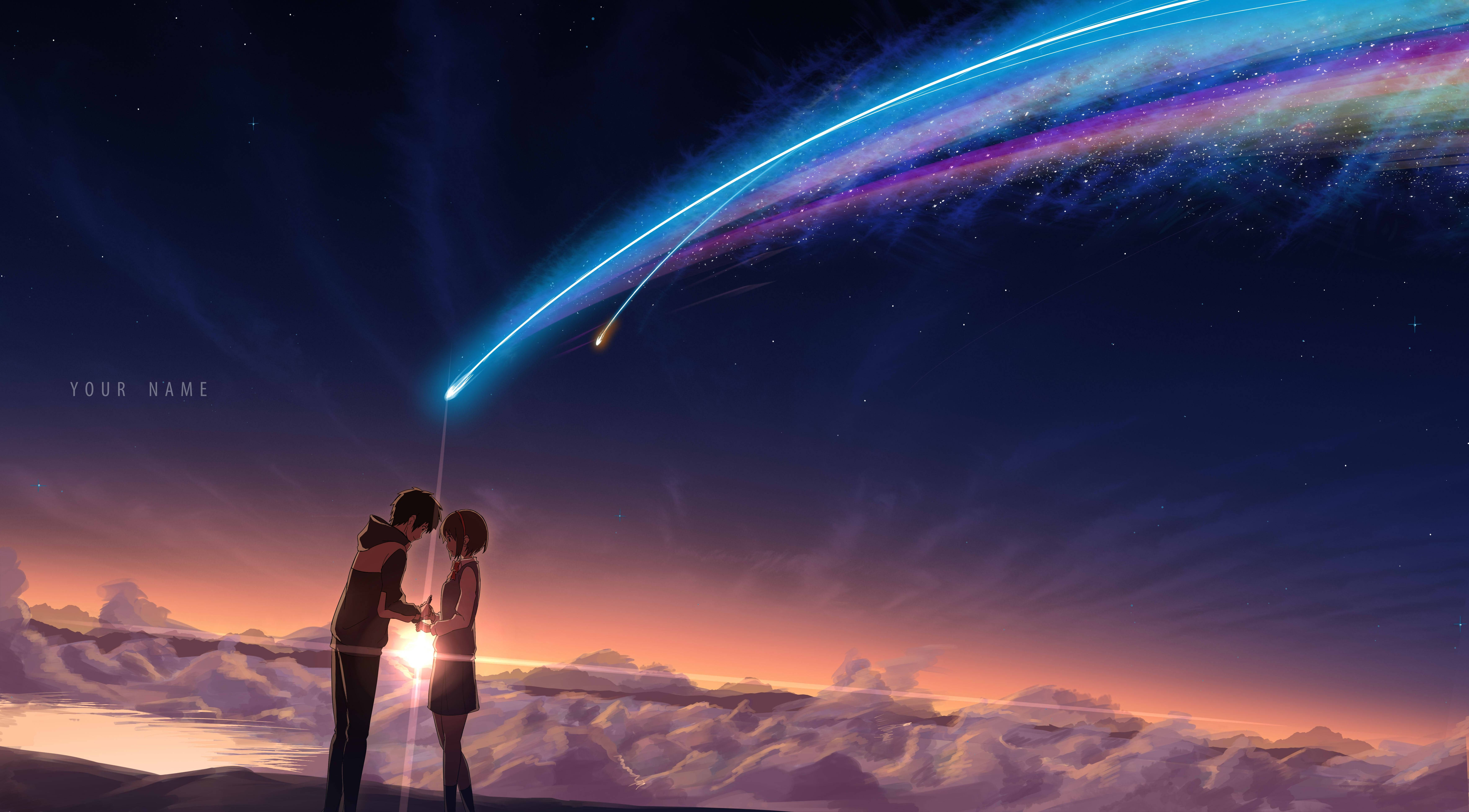 Your Name Anime Søde Par Wallpapers