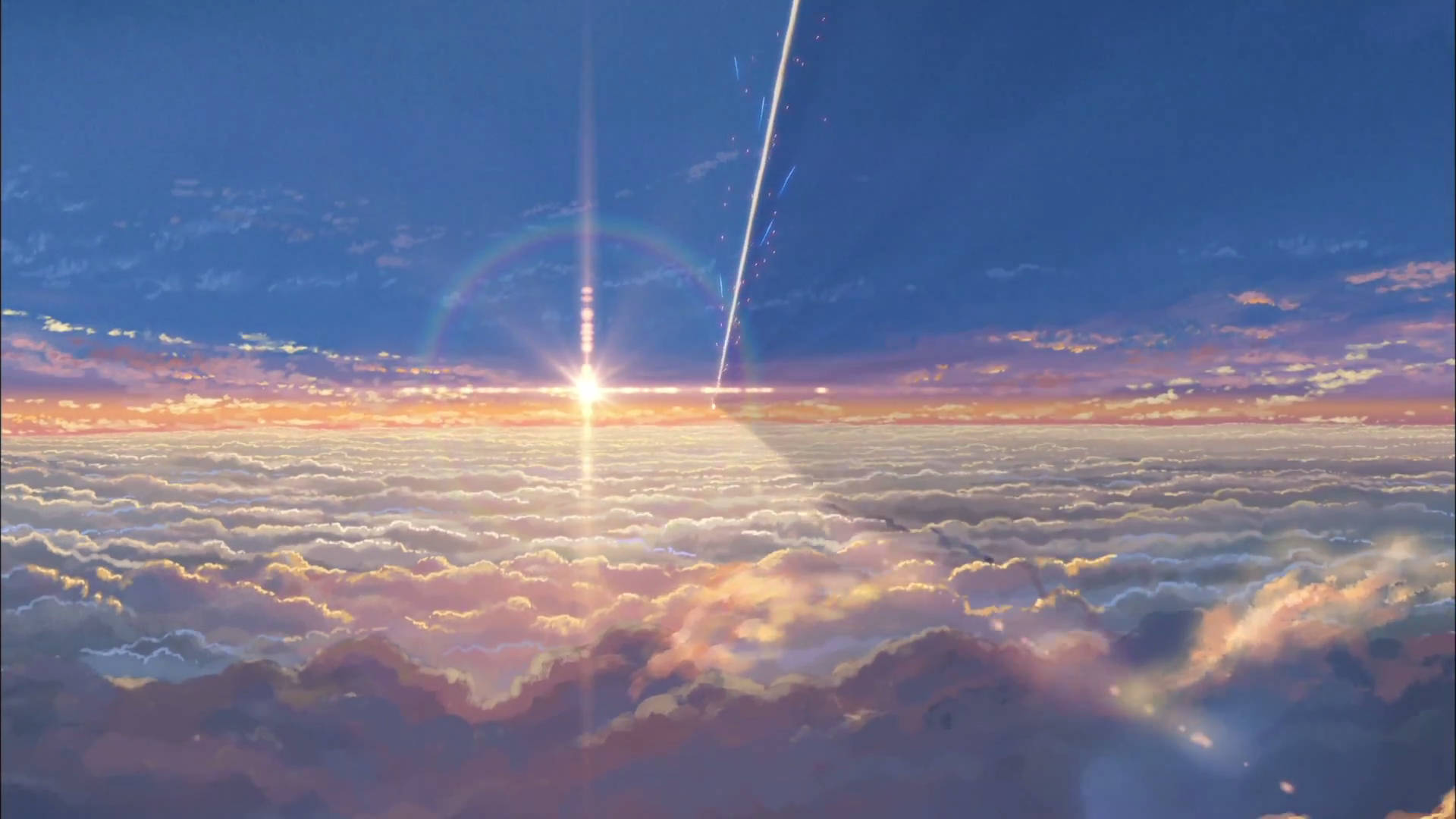 Your Name Anime Sky Sunset Wallpapers