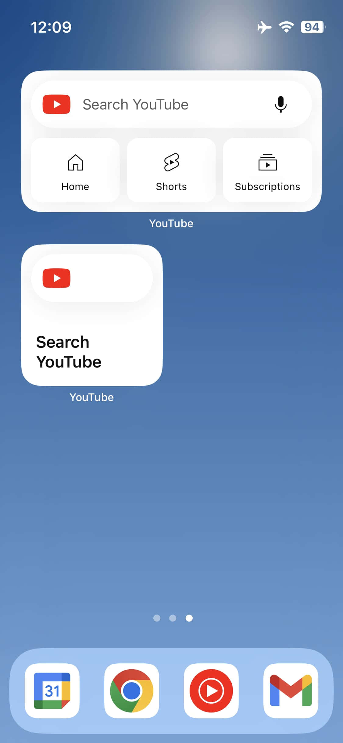 YouTube søgefelt skærmbillede Wallpapers