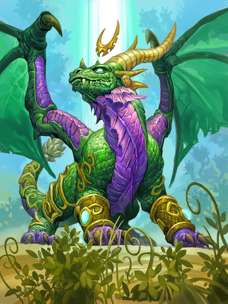 Ysera Dragon Pixel 3xl Hearthstone Baggrund Wallpapers