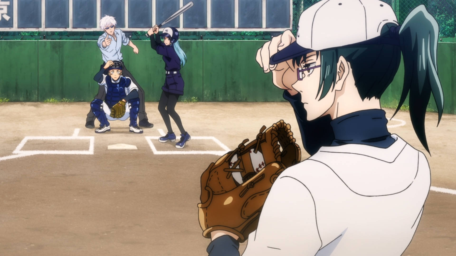 Yuji Itadori spiller en baseballkamp i Jujutsu Kaisen-verdenen Wallpapers