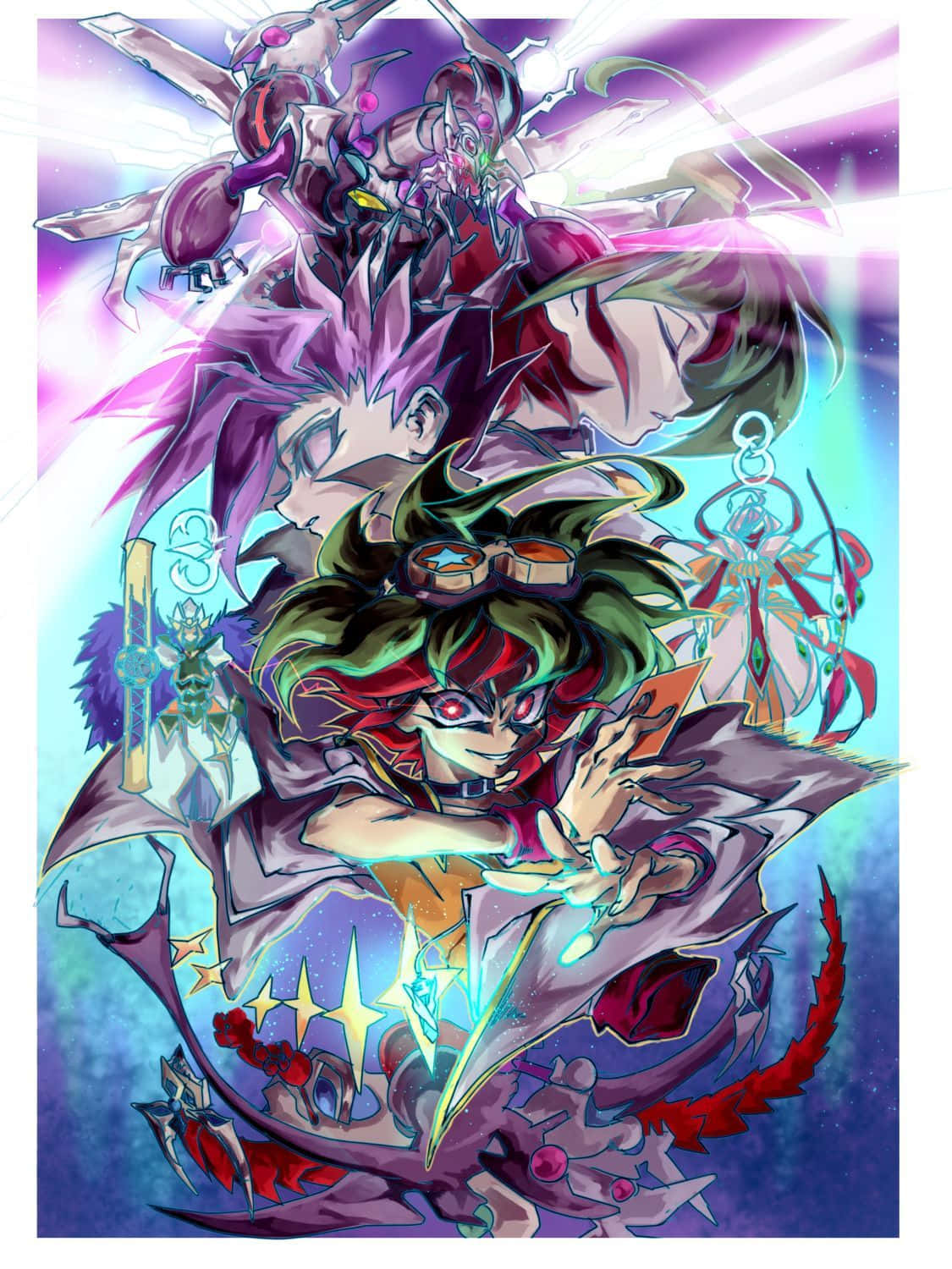 Yuya Sakakis ikoniske positur i aktion Wallpapers