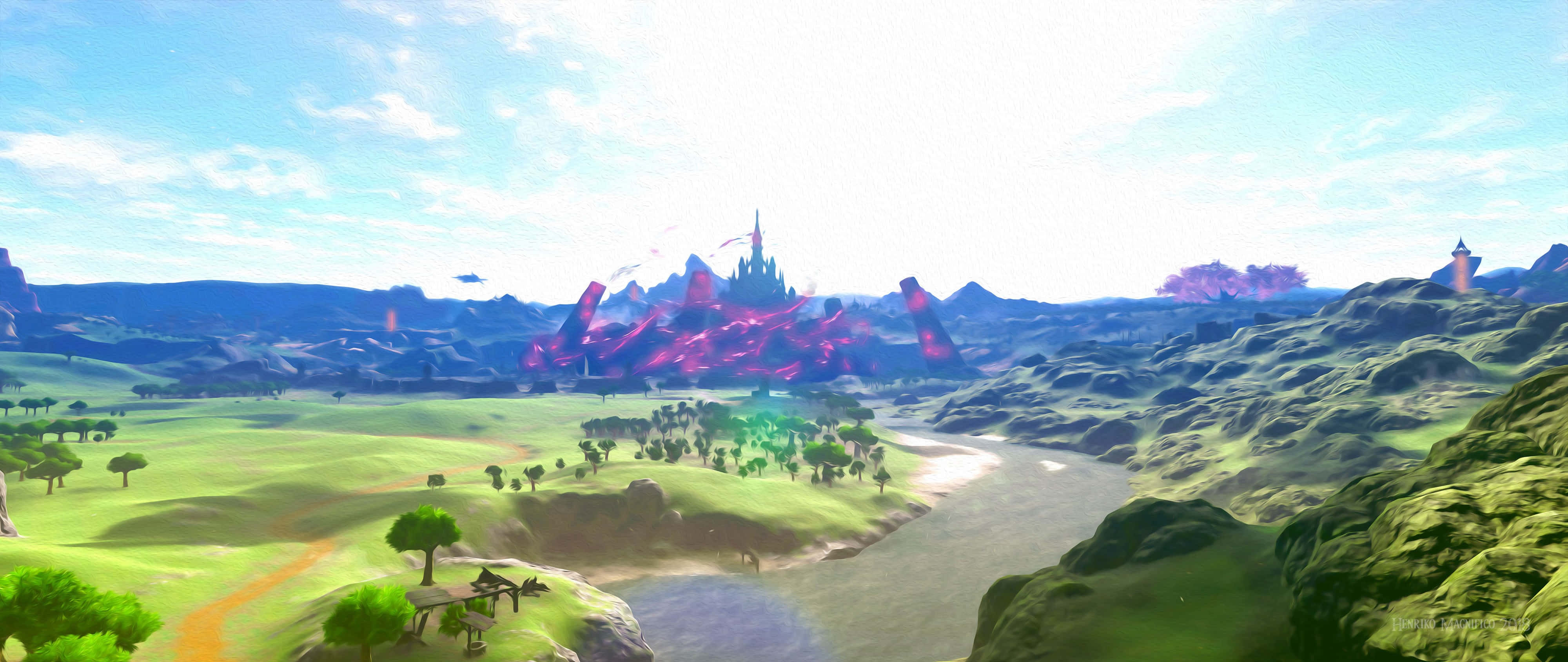 Zelda Breath Of The Wild 4K Dagslys Natur Wallpapers