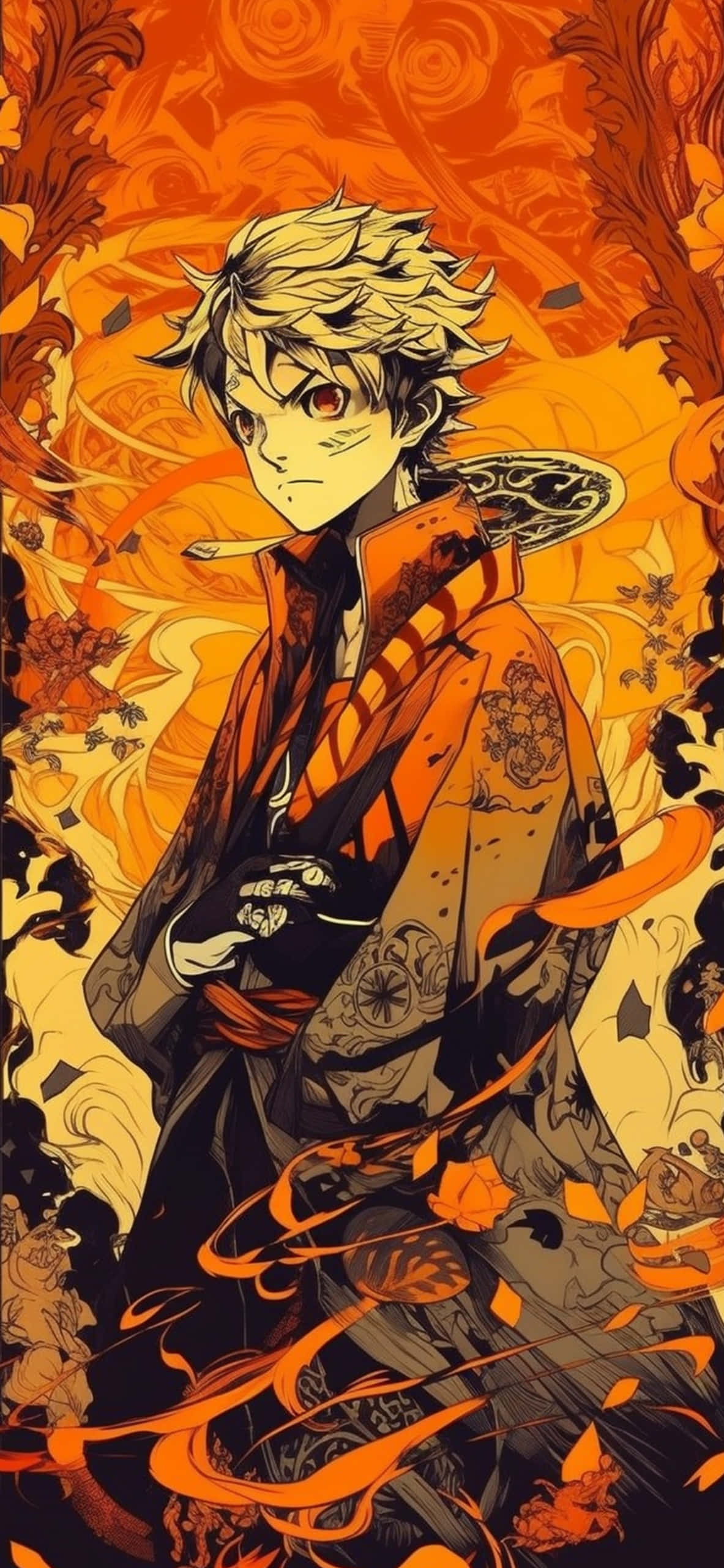 Zenitsu baggrund Wallpapers