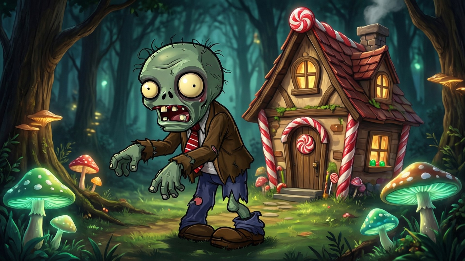 Zombie-barn slikhus Wallpapers