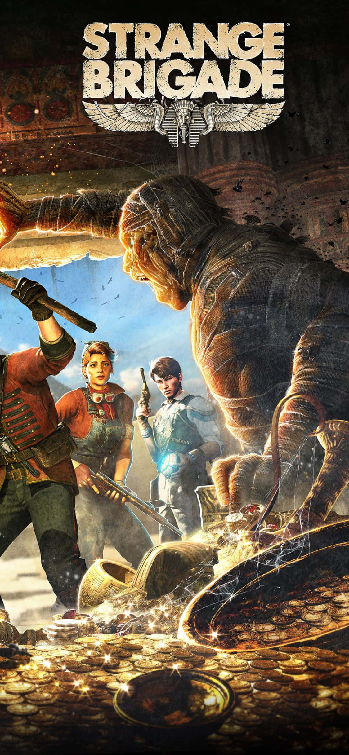 Zombie Vogter Skatte iPhone X Strange Brigade Baggrund Wallpapers