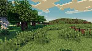 Minecraft Grønt Mark 1280x720 — Minecraft Wallpapers