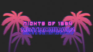 1984 Lilla Tumblr-æstetik bærbar — Æstetisk bærbar GIF Wallpapers