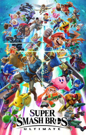 3D Smash Bros Ultimate telefon wallpaper — Lenovo Idea Tab Plus Wallpapers