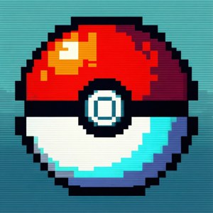 Et retro 8-bit pixelkunst tapet af en Master Ball. — Tecno Phantom V Flip2 Wallpapers