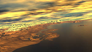 8k 7680x4320 Ultra Hd skrivebordsbaggrund solnedgang