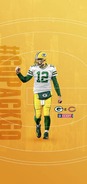 Aaron Rodgers NFL 2019 Plakat tapet — iPhone 14 Plus Wallpapers