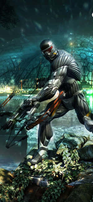 Iphone X Crysis 3 Baggrund — Galaxy S24 FE Wallpapers