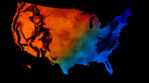 kort, abstrakt, temperatur, nation, klima, gradient, koncept, data, geografisk, videnskab, global, jord, miljø, digital, visualisering — 2560x1440 Wallpapers