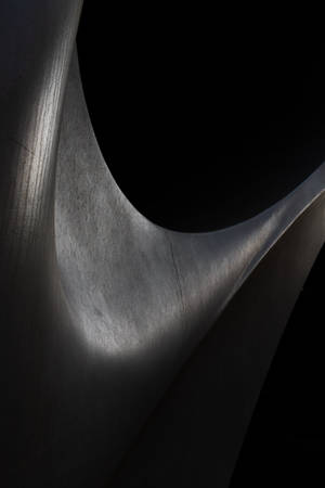 Abstrakt Sort Skulptur Svag — Dæmpet Wallpapers