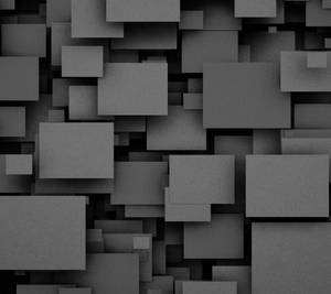 Abstrakt trippy rektangulært sort mønster — Trippy mørk æstetik Wallpapers