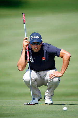 Adam Scott vurderer golfspil — Huawei MatePad Edge Wallpapers