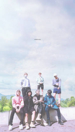 Æstetisk BTS glade sammen — Æstetisk bts Wallpapers