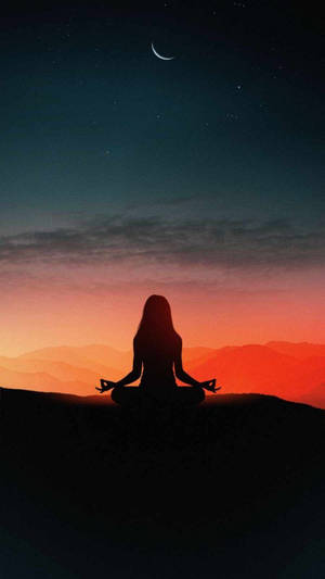 Æstetisk iPhone X pige yoga — iPhone æstetisk Wallpapers