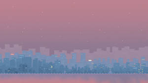 Æstetisk kunst pink by baggrund — Pink æstetisk GIF Wallpapers
