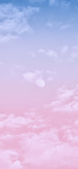 Æstetisk startskærm blå pink himmel — Realme P3 Lite Wallpapers