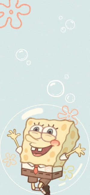 Æstetisk SvampeBob Baggrund — Galaxy XCover7 Wallpapers