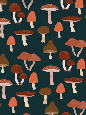 Æstetisk vektorsvamp — Svampeæstetik Wallpapers