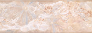 Æstetiske beige amoriner og duer — Æstetisk beige Wallpapers