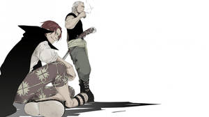Afslappende Beckman og Shanks One Piece — Anime Wallpapers