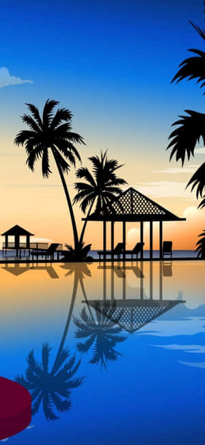Afslappende strandferie med iPhone X — Nothing Phone (3) Wallpapers