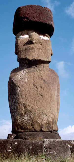 Ahu Ko Te Riku komplet Moai — Vivo X500 Pro Wallpapers