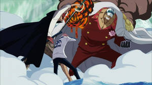 Akainu kæmper mod Shanks One Piece — Anime Wallpapers