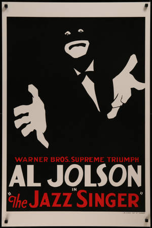 Al Jolson The Jazzy Singer uhyggeligt cover — Huawei MatePad 11.5 S (2025) Wallpapers