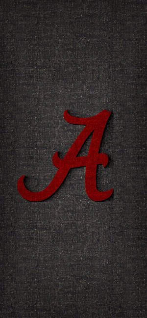 Alabama Crimson Tide Cloth Art baggrund — iPhone 13 Pro Wallpapers