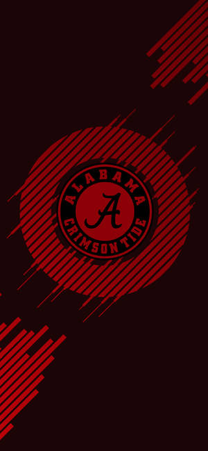 Alabama Crimson Tide Mørkerød Kunst tapet — iPhone 18 Wallpapers