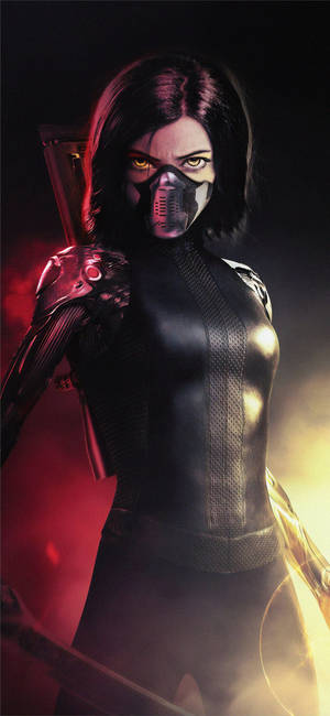 Alita Kampmaske wallpaper — iPhone 16 Plus Wallpapers