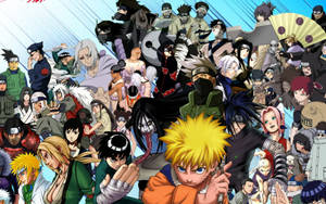 Alle Naruto-karakterer baggrundsbillede — Naruto karakterer Wallpapers