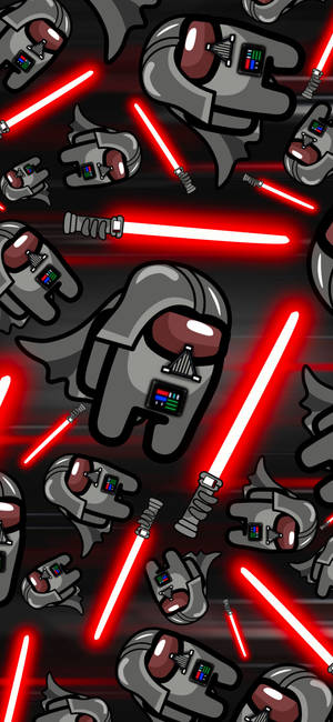 Darth Vader Crossover Among Us 4k — Galaxy S22 Ultra Wallpapers