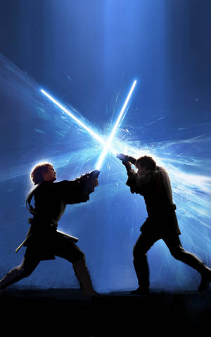 Anakin vs Obi-Wan Star Wars Tablet — Huawei MatePad Mini Wallpapers