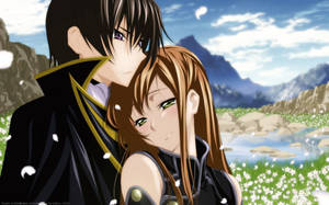 Anime-par krammer søvnig — Anime par GIF Wallpapers