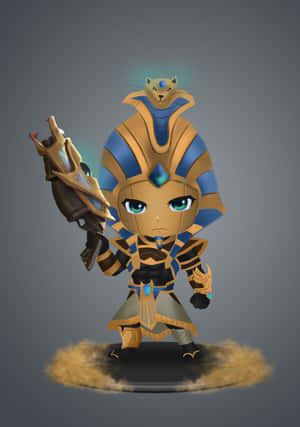 Anime-stil Anubis Mobile Legends Roger — Vivo Pad5 Wallpapers