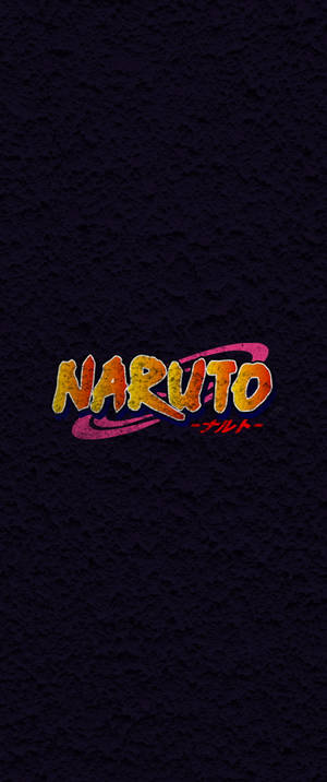 Anime Symboler Naruto Logo På Sort — Nubia Flip3 Wallpapers
