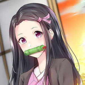 Animeret billede af Demon Slayer Nezuko