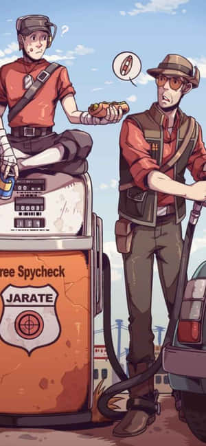iPhone XS Max Team Fortress 2 baggrund — IQOO Neo11 Wallpapers